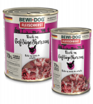 Bewi Dog rich in poultry Hearts 800gr - Suaugusiems &scaron;unims su pauk&scaron;čių &scaron;irdimis