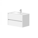 Kame City vonios spintelė 80 cm Balta Matinė BUC/8-3DR/D02P3