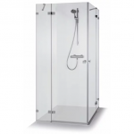 Brasta Glass Aurora 80x80 du&scaron;o kabina, tamsintas rudai stiklas