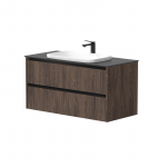 Kame City vonios spintelė 100 cm Rudas Ąžuolas BUC/10-3DR/20P2