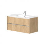 Kame City vonios spintelė 100 cm &Scaron;viesus Ąžuolas BUC/10-3DR/35P3