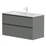 Kame Loft vonios spintelė Pilka Matinė BU/10-3DR/D18-LFT