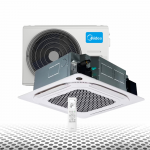Midea Breezeless+ bevėjis oro kondicionierius MCD1-24HRFNX-QRD0W(GA) komplektas MOX430U-24HFN8-QRD1W(GA) galia 7.0/7.6 kW