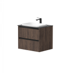Kame City vonios spintelė 60 cm Rudas Ąžuolas BU/6-3DR/20P2
