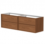 Kame Home vonios spintelė Varinio Ąžuolo Faneruotė BUC/12-3DR-DB/N11-HM