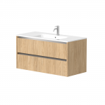 Kame City vonios spintelė 100 cm &Scaron;viesus Ąžuolas BU/10-3DR/35P1