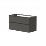 Kame Loft vonios spintelė Graphite BUC/10-3DR/D27-LFT