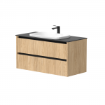 Kame City vonios spintelė 100 cm &Scaron;viesus Ąžuolas BU/10-3DR/35P2