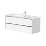 Kame City vonios spintelė 120 cm Balta Matinė BU/12-3DR/D02P1