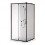 Brasta Glass Laima 110x80 du&scaron;o kabina, skaidrus stiklas