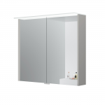 Kame Loft veidrodinė spintelė Pearl Grey MC3DML/80-70/D37-LFT
