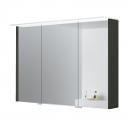 Kame Loft veidrodinė spintelė Graphite MC3DML/100-70/D27-LFT