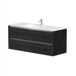 Kame City vonios spintelė 120 cm Juodas Ąžuolas BUD/12-3DR/1P1