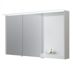 Kame Loft veidrodinė spintelė Pearl Grey MC3DML/120-70/D37-LFT