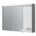 Kame Loft veidrodinė spintelė &Scaron;viesi Pilka MC3DML/100-70/D18-LFT