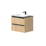 Kame City vonios spintelė 60 cm &Scaron;viesus Ąžuolas BUC/6-3DR/35P2
