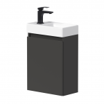 Kame Mini vonios spintelė Grafitas BU/40x22-R/D27-MN
