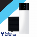 Daikin Altherma 3 R MT W oras-vanduo &scaron;ilumos siurblys su integruota 230 l talpa ELBX12S23E9W komplekte ERRA08EW1 galia 7.95 kW