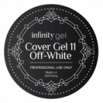 Infinity Cover Gel Off-White11 statybinis gelis 50ml