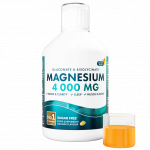 Swedish Nutra skystas magnio bisglicinatas 400 mg. didelės koncentracijos be cukraus, 500 ml. +1 vnt.