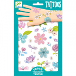 DJECO Tatuiruotės - Pievų gėlės (50+ tatuiruočių)