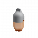 HEorSHE Ultra Wide Neck buteliukas 240 ml. |6+ mėn. GREY