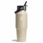 Hydro Flask plataus kaklelio kelioninis buteliukas su &scaron;iaudeliu 946ml Oat WT32BFS114