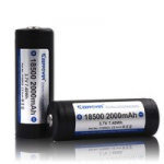 Keeppower akumuliatorius 18500 2000mAh 3.7V P1850C2 1 VNT.