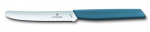 Victorinox Swiss Modern Cornflower Blue virtuvinis dantytas peilis 11 cm 6.9006.11W2
