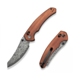 Civivi peilis i&scaron; Guibourtia medienos, Damasko, gamintojas Gavko Knives (C24050-DS1)
