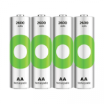 GP ReCyko pakraunamos baterijos 2600mAh AA (2700 Series, 4 vnt)
