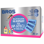 Uodus atbaidančios repelento plok&scaron;telės elektriniams prietaisams 20vnt, tinka vaikams BROS