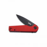 Kubey Wolverine sulenkiamas peilis G10 D2 KU233E Raudona/Juoda
