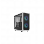 Fractal Design | Focus 2 | Side window | RGB White TG Clear Tint | Midi Tower | Power supply included No | ATX