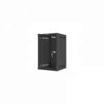 Lanberg | Rack cabinet 10" wall-mount 9U/280x310 (flat pack) with glass door | WF10-2309-10B | Black