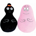 Pagalvėlių rinkinys Jemini Barbapapa & Barbamama Juoda Rožinė 40 cm Pliu&scaron;inė medžiaga 2 Dalys