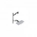 Digitus | Wall mount | Workstation | Adjustable Height, Tilt, Swivel | 27 " | Maximum weight (capacity) 6 kg | Silver