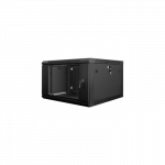 Lanberg | Rack cabinet 19" wall-mount 6U/600x600 (flat pack) | WF01-6606-10B | Black
