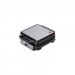 Adler Waffle Maker | AD 3083 | 1800 W | Number of pastry 4 | Belgium | Silver/Black