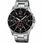 Laikrodis vyrams Casio MULTIFUNCTION CALENDAR - BLACK Juoda Sidabras (&Oslash; 43,5 mm) (&Oslash; 35 mm)