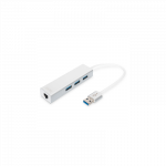 Digitus | 3-port USB Hub and Gigabit LAN adapter | DA-70250-1 | USB Hub