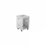 Lanberg | Rack cabinet 19" free-standing 15U/600x600 (flat pack) with glass door, LCD | FF01-6615-12SL | Grey
