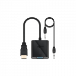 Goobay | HDMI/VGA adapter, nickel plated | 68793 | Black | HDMI male (type A) | VGA female (15-pin)