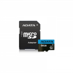 ADATA | Premier | UHS-I | 64 GB | MicroSDXC | Flash memory class 10 | Adapter