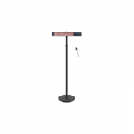 TunaBone Electric Standing Patio Heater, Single carbon golden tube | TB2580ST-01 | Patio heater | 2500 W | Black