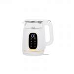 Adler Kettle with LED Display | AD 1305 | Electric | 2200 W | 1.7 L | Plastic | 360&deg; rotational base | White/Gold