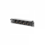 10&rdquo; Socket Strip with Aluminum Profile, 4-way safety sockets | DN-95418