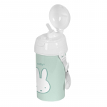 Butelis su dangteliu ir &scaron;iaudeliu Miffy Menta Mėtos PVC 500 ml