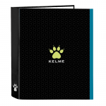 Žiedinis segtuvas Kelme Iron Juoda A4 27 x 33 x 6 cm