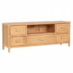Televizoriaus baldai Home ESPRIT &Scaron;viesiai rudas 120 x 30 x 45 cm